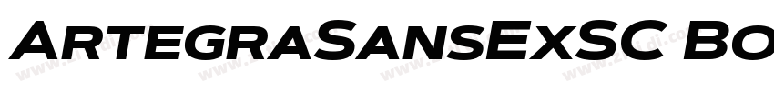 ArtegraSansExSC Bold字体转换